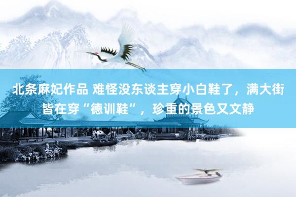 北条麻妃作品 难怪没东谈主穿小白鞋了，满大街皆在穿“德训鞋”，珍重的景色又文静