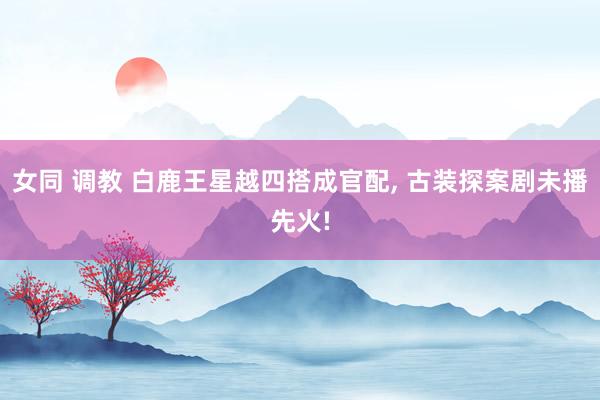 女同 调教 白鹿王星越四搭成官配， 古装探案剧未播先火!
